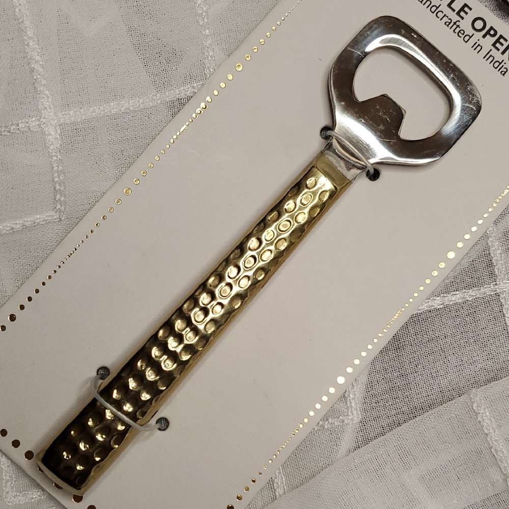 Gold and Silver Bottle Opener